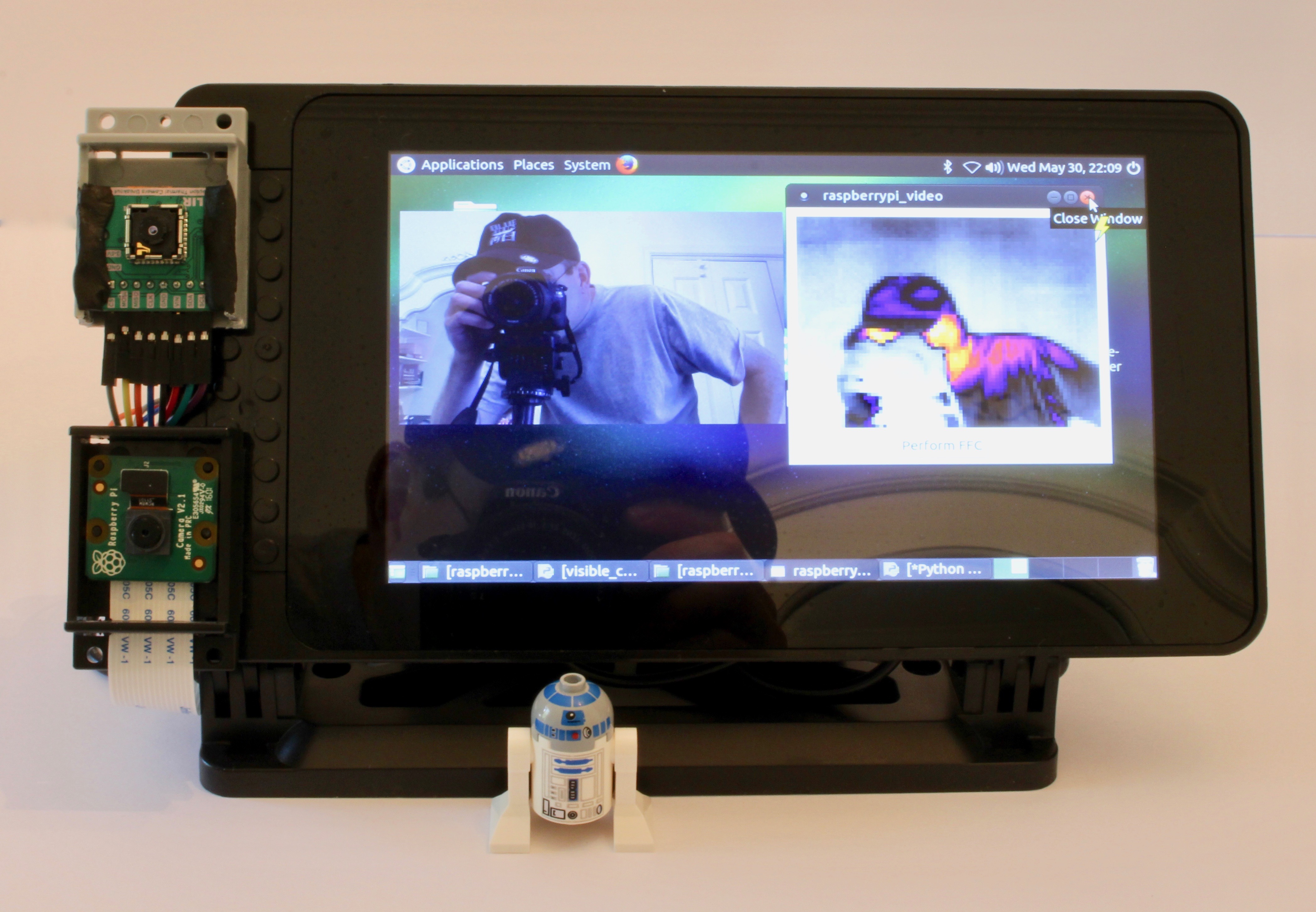 A LEGO/Raspberry Pi for thermal imaging.